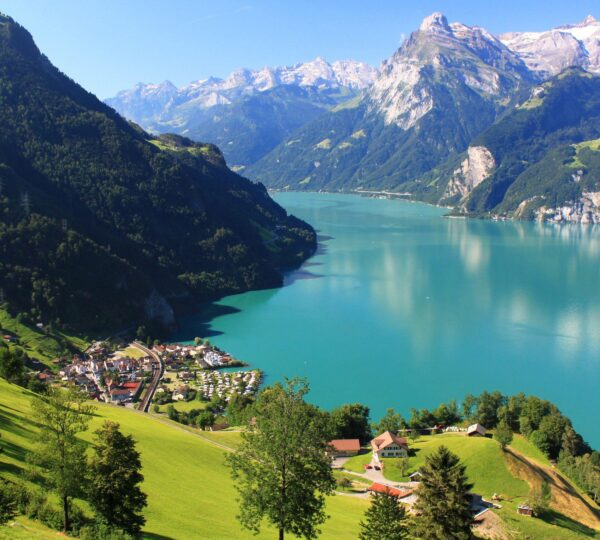Switzerland’s lakes offer stunning alpine beauty and crystal-clear waters. Visit Lake Geneva’s vibrant shores, Lakes Lucerne’s scenic charm, or Lake Blausee’s turquoise serenity. Enjoy boat cruises, water sports and breathtaking mountain reflections—perfect for relaxation, photography and adventure seekers alike.